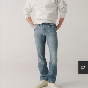 Warp + Weft NWT ORD Chicago Straight Men's Light Blue Straight Jeans 40x34